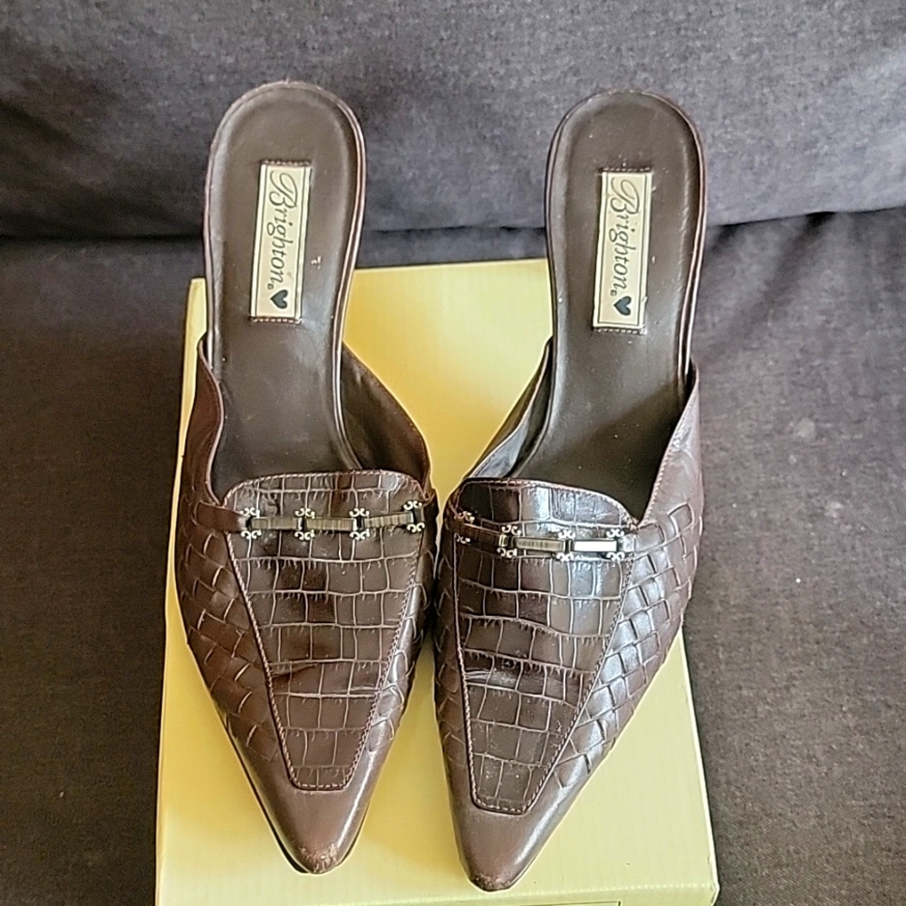 Brighton♡ , 9.5 Brown Leather